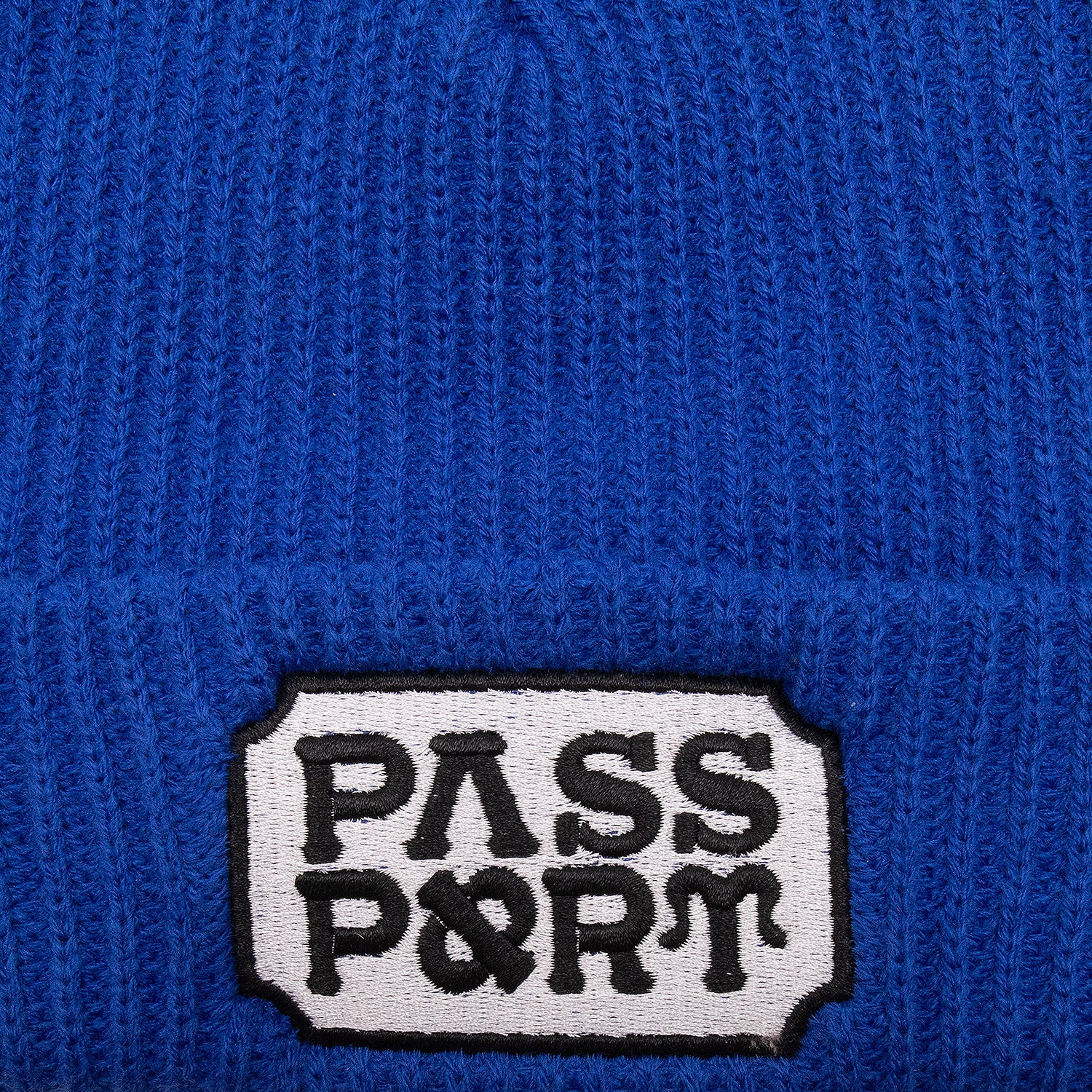 Passport Yearbook Logo Beanie Royal Blue