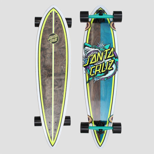 Santa Cruz 39 Shark Dot Pintail Complete Longboard Cruiser