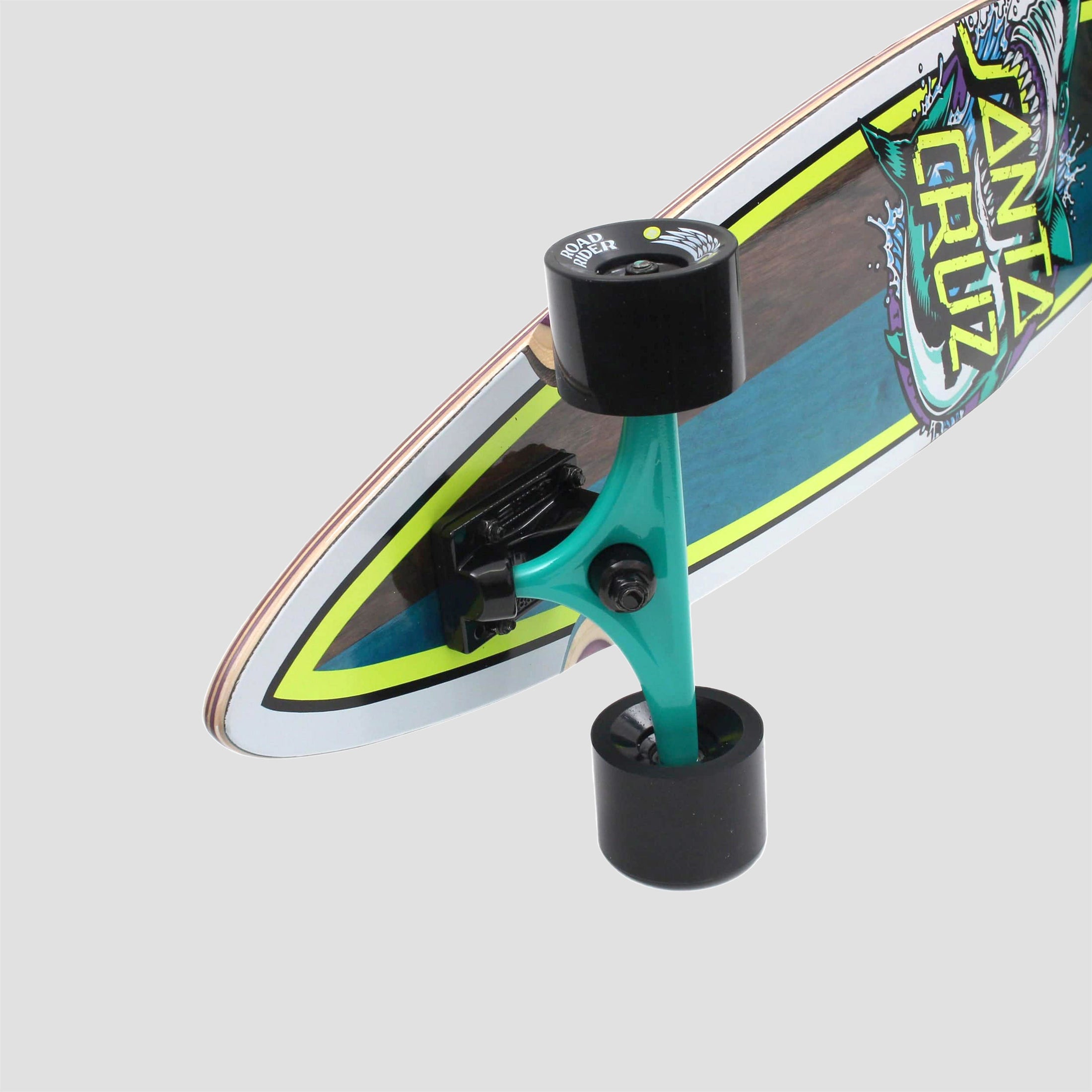 Santa Cruz 39 Shark Dot Pintail Complete Longboard Cruiser