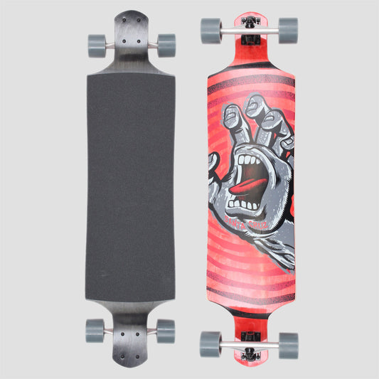 Santa Cruz 40 Off Hand Drop Down Complete Longboard Red