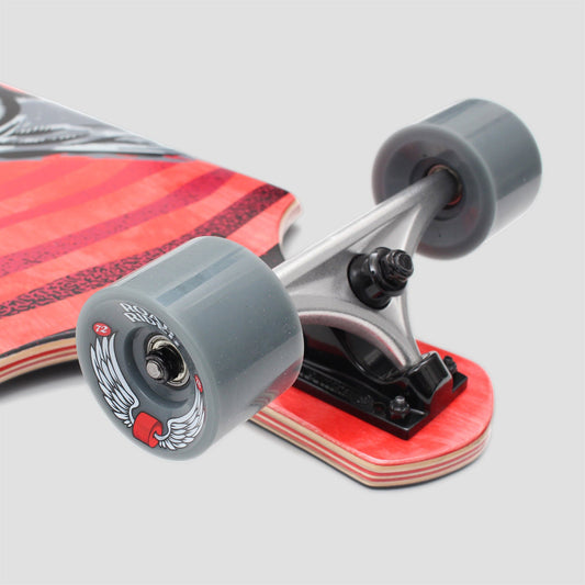 Santa Cruz 40 Off Hand Drop Down Complete Longboard Red