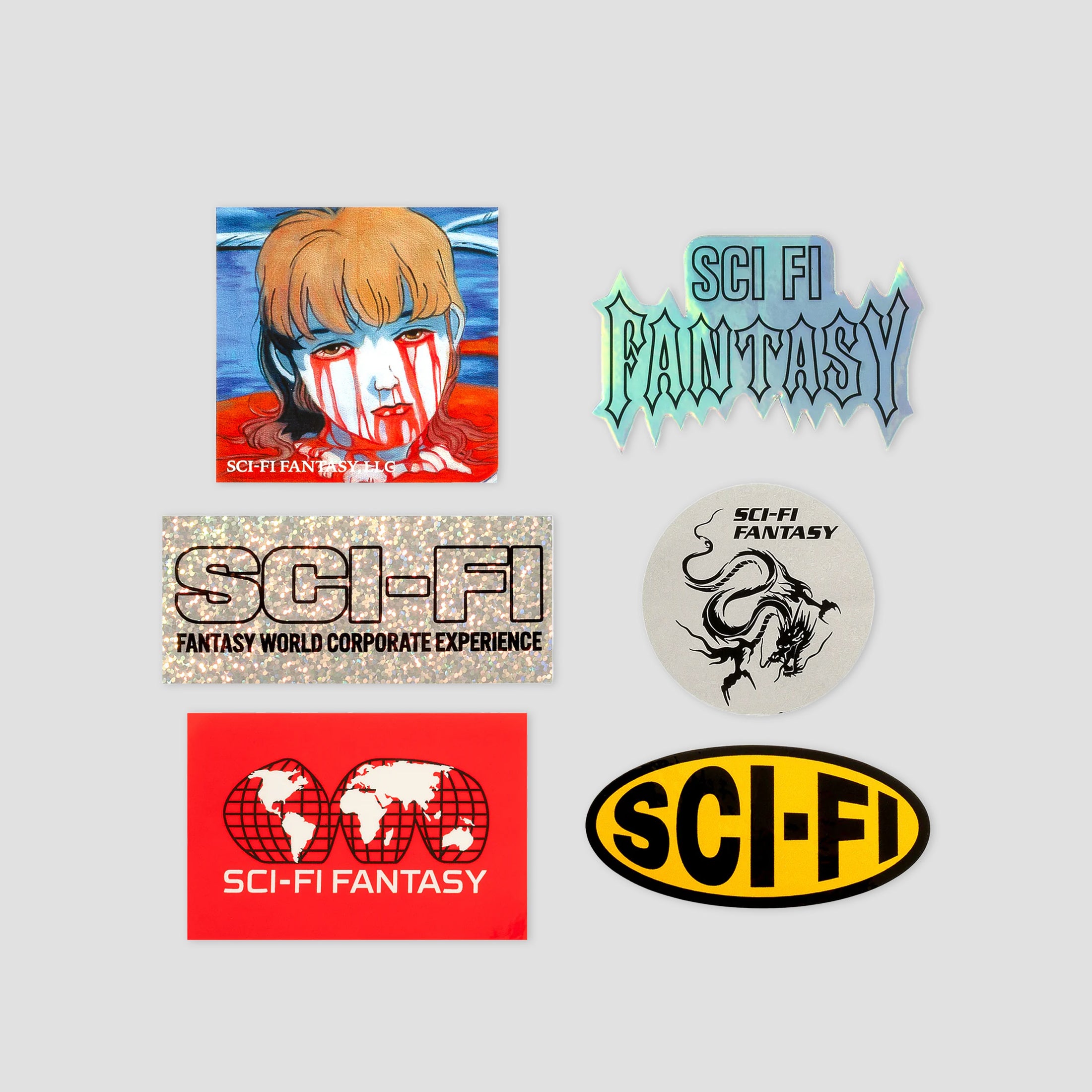 Sci-Fi Fantasy F24 Sticker Pack Assorted