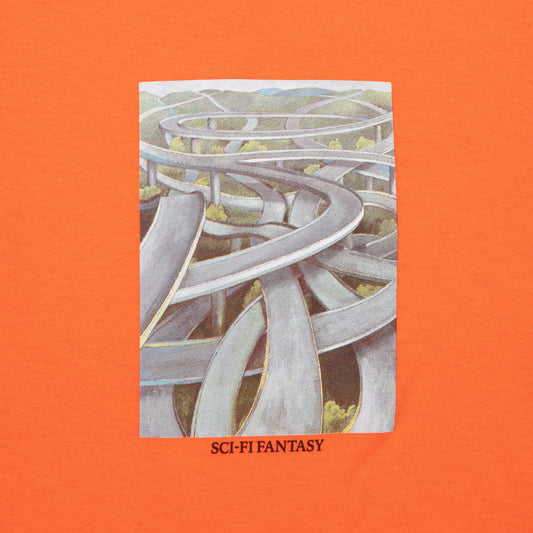 Sci-Fi Fantasy Freeway T-Shirt Orange