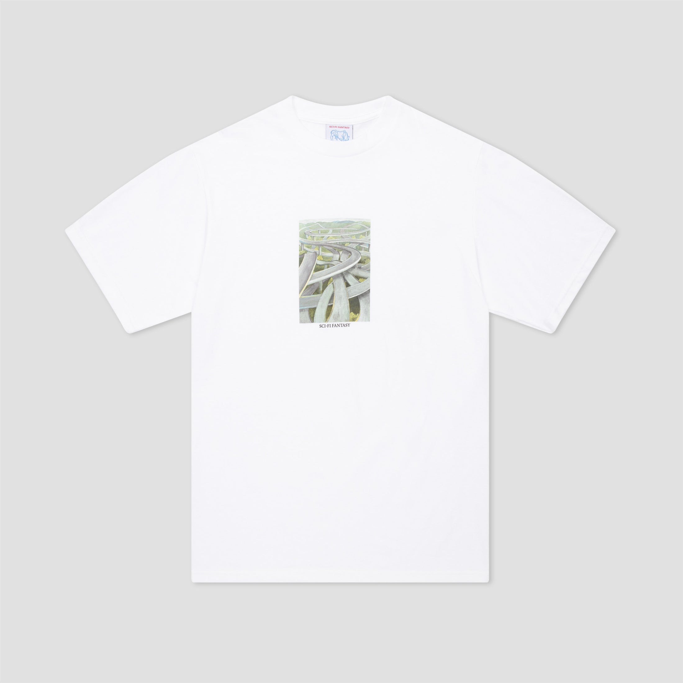 Sci-Fi Fantasy Freeway T-Shirt White