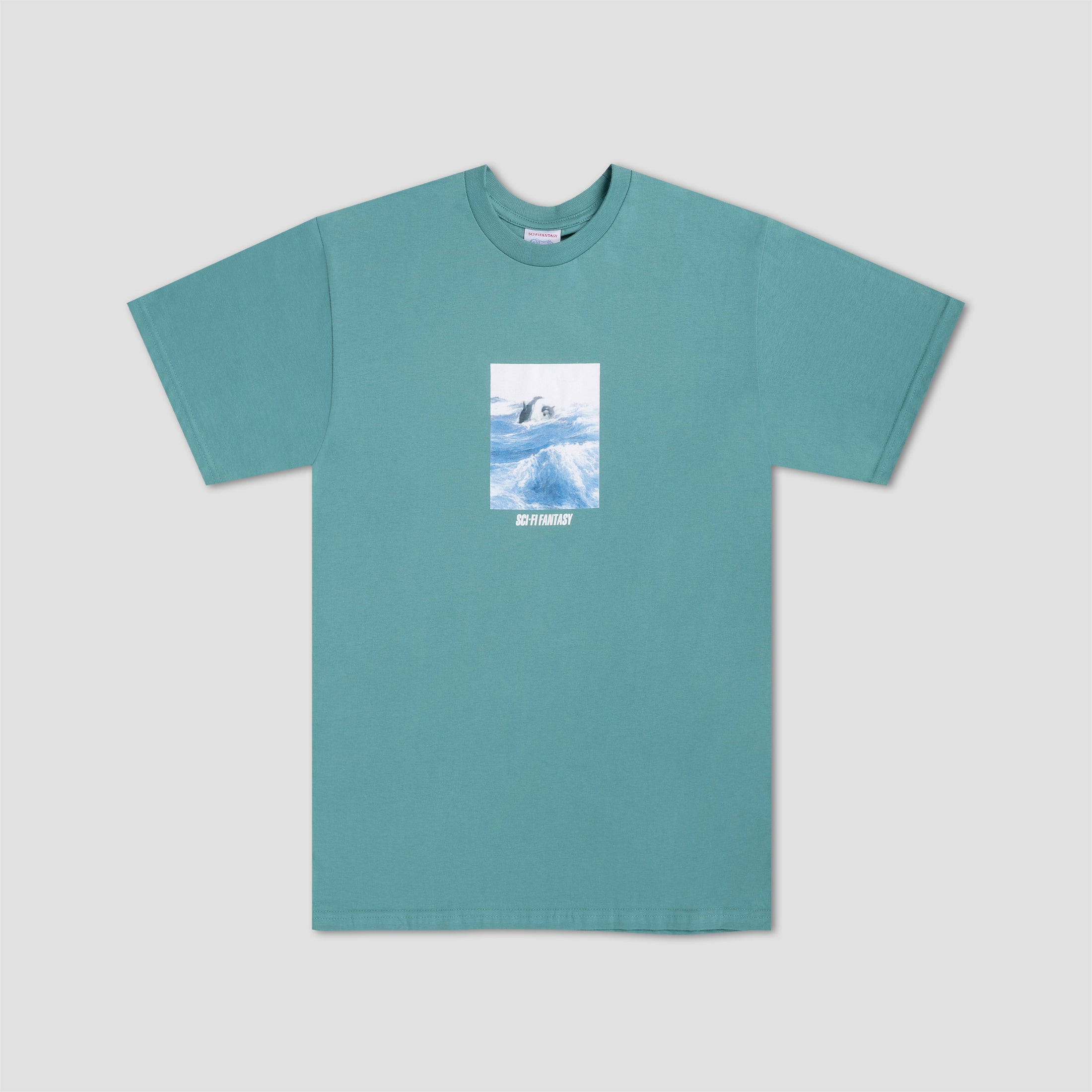 Sci-Fi Fantasy Killer Whale T-Shirt Seafoam