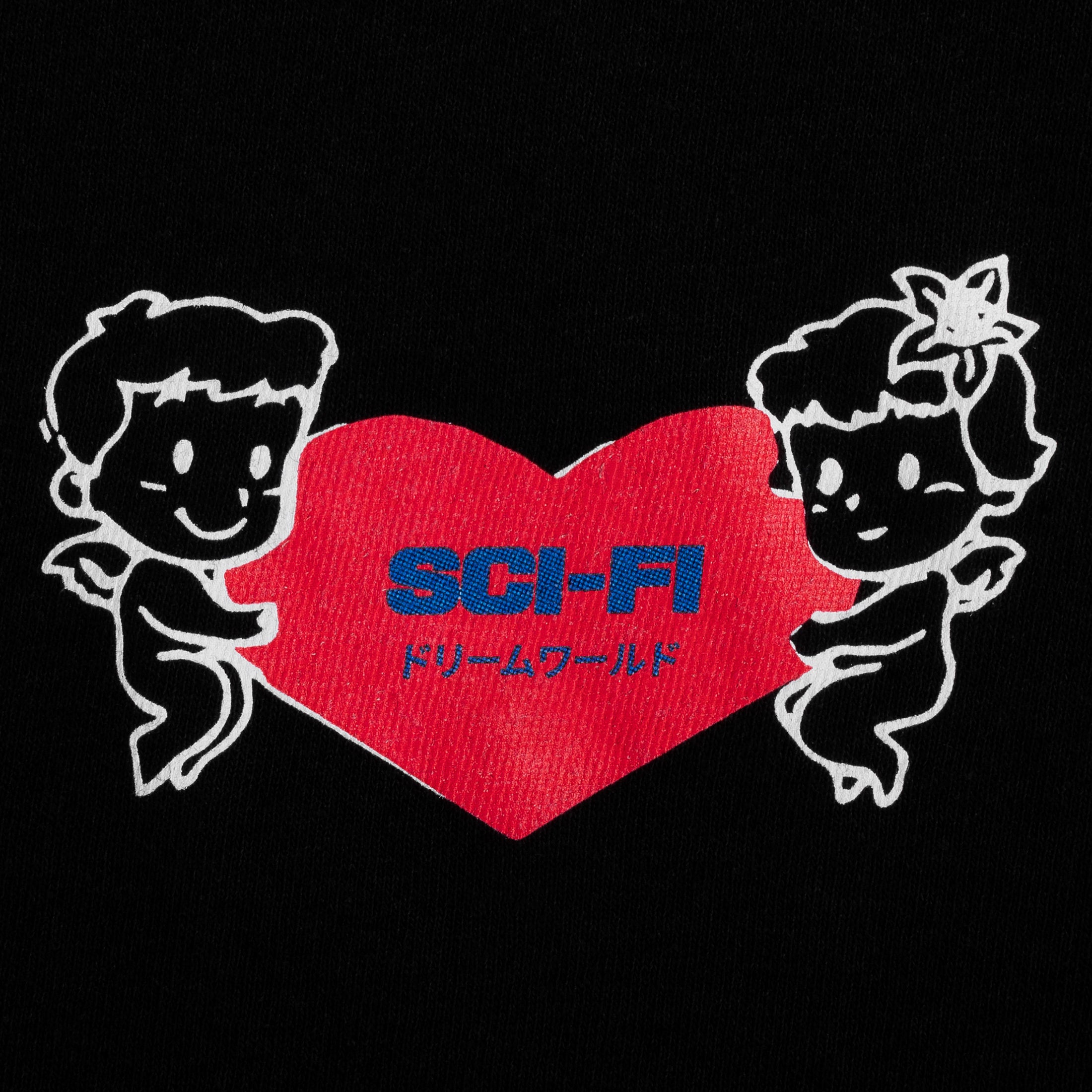 Sci-Fi Fantasy Love T-Shirt Black