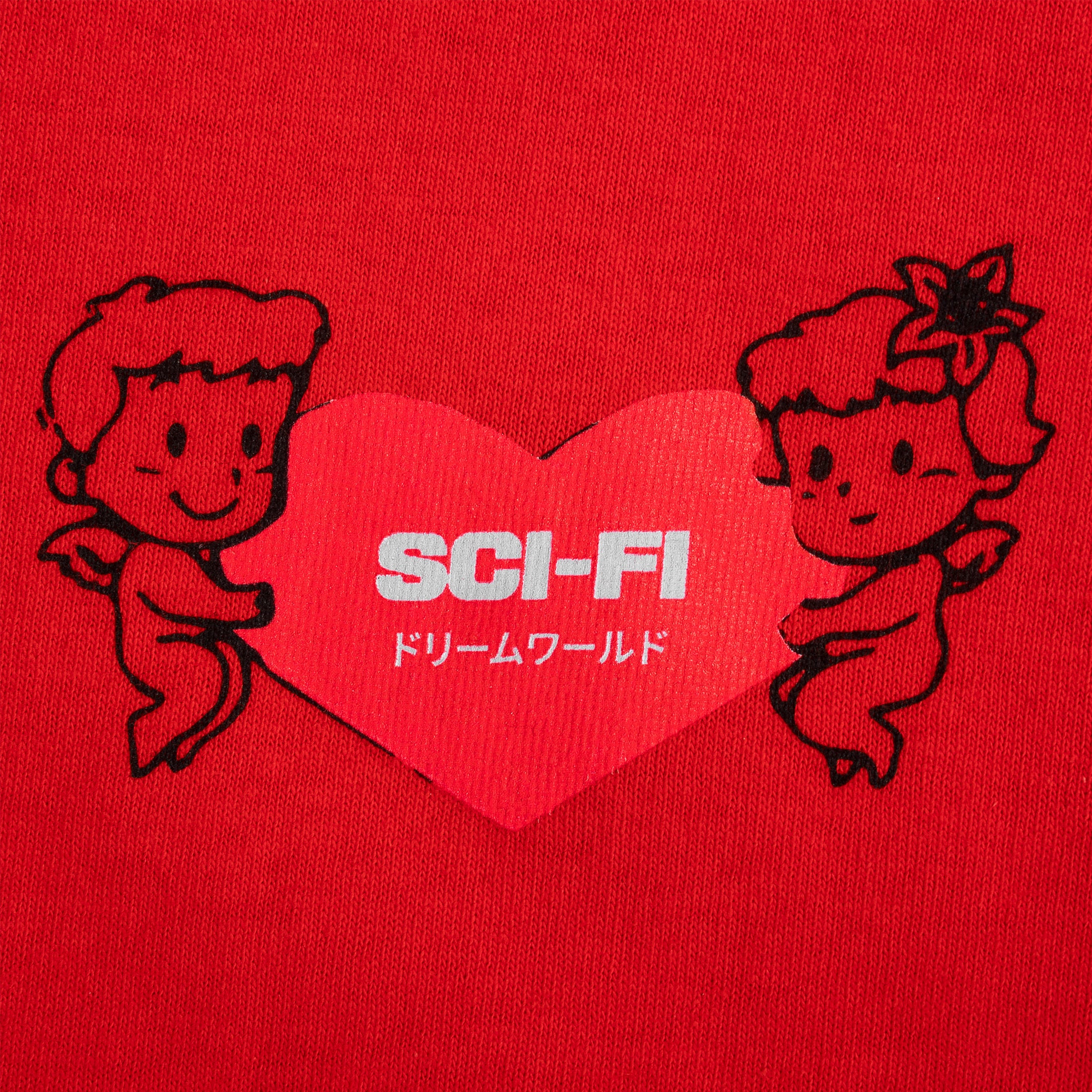 Sci-Fi Fantasy Love T-Shirt Red