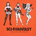 Load image into Gallery viewer, Sci-Fi Fantasy Macho Girls T-Shirt Orange
