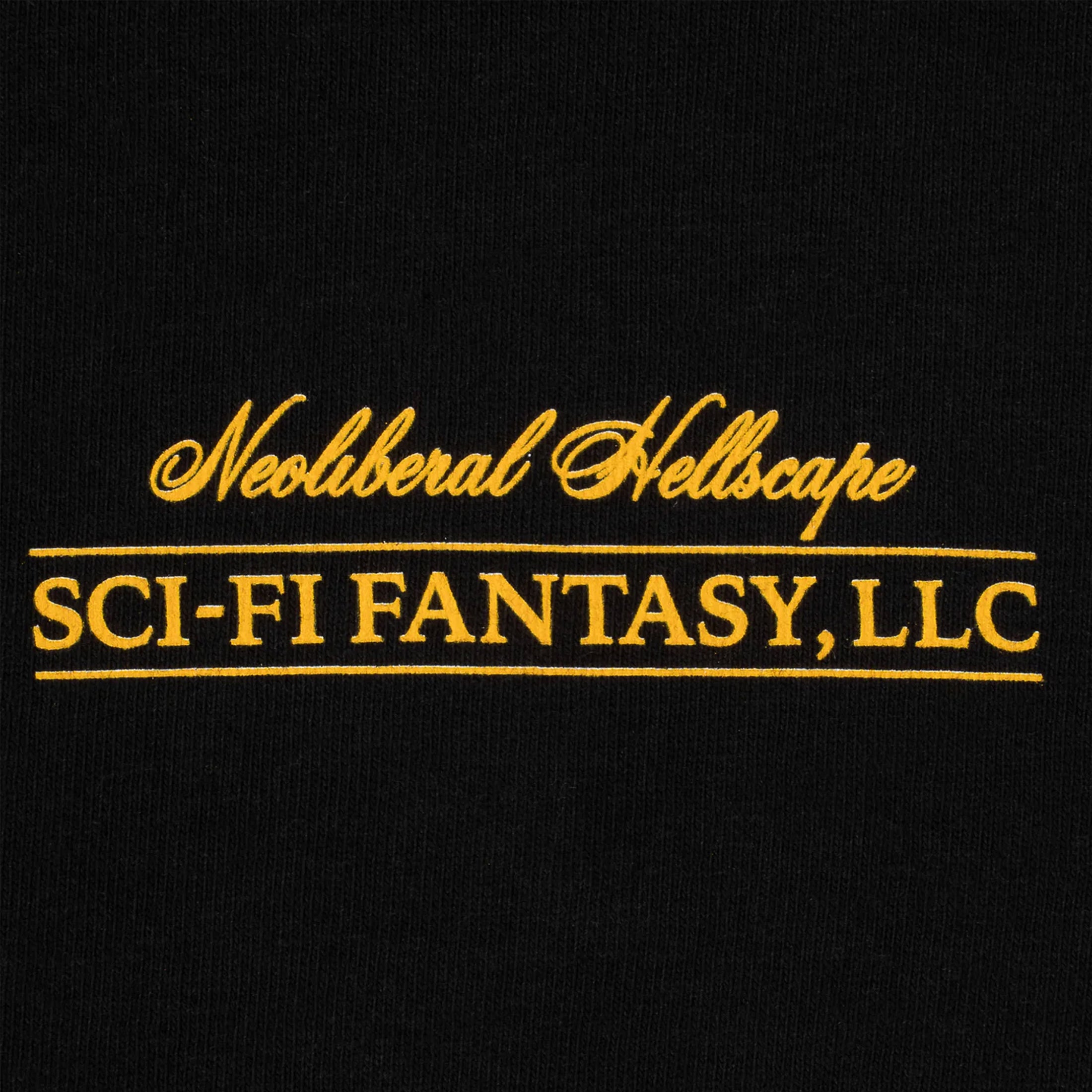 Sci-Fi Fantasy Neoliberal T-Shirt Black