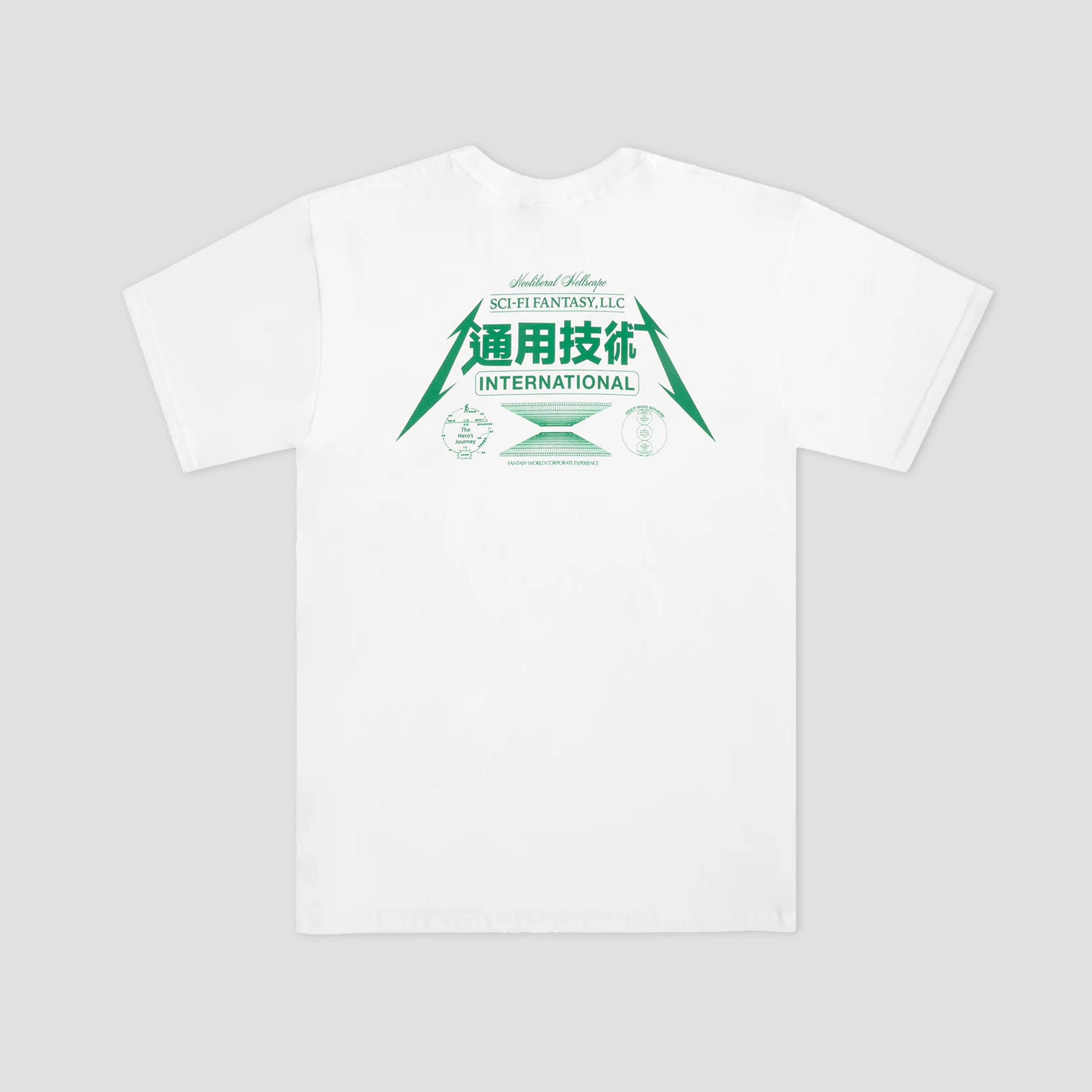 Sci-Fi Fantasy Neoliberal T-Shirt White