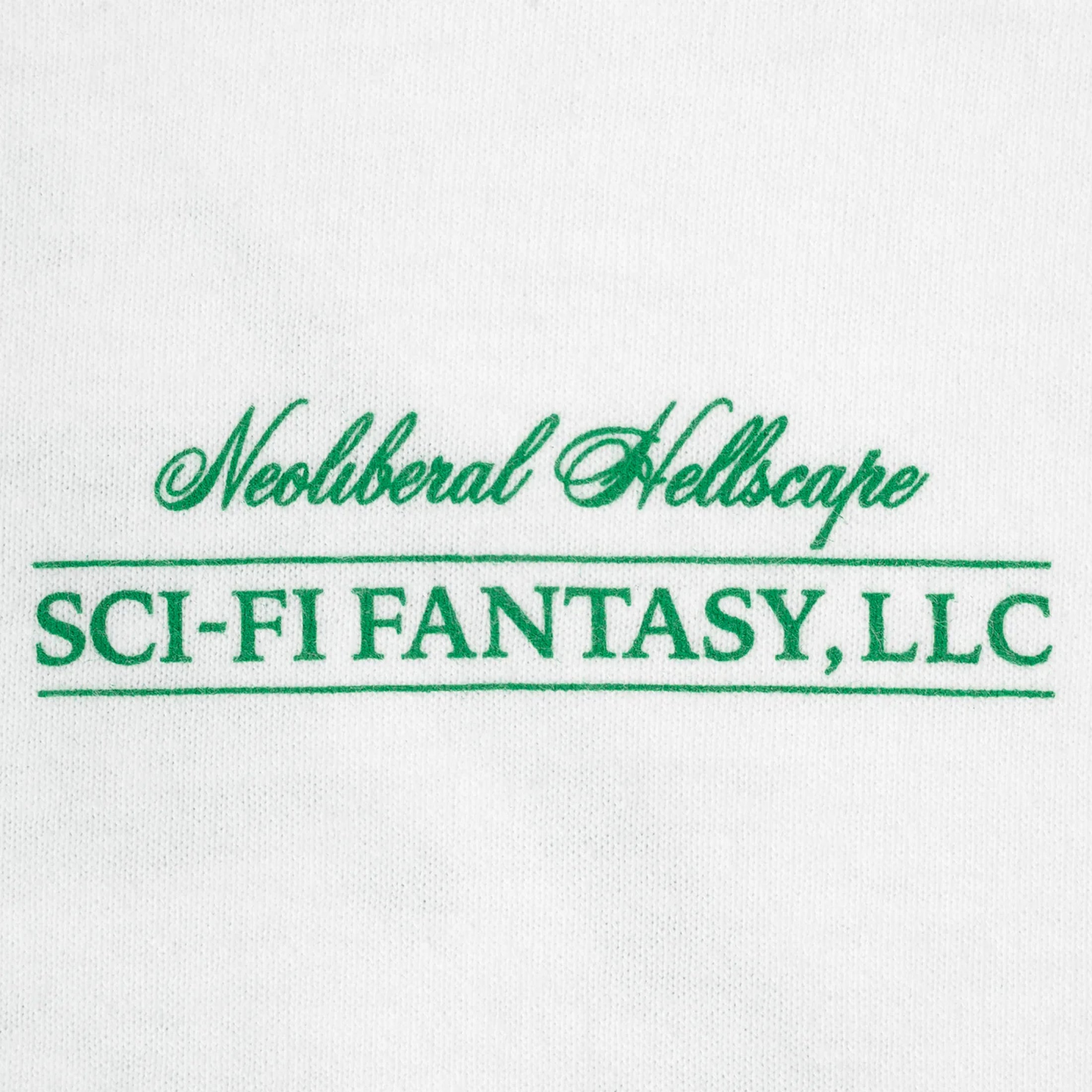 Sci-Fi Fantasy Neoliberal T-Shirt White