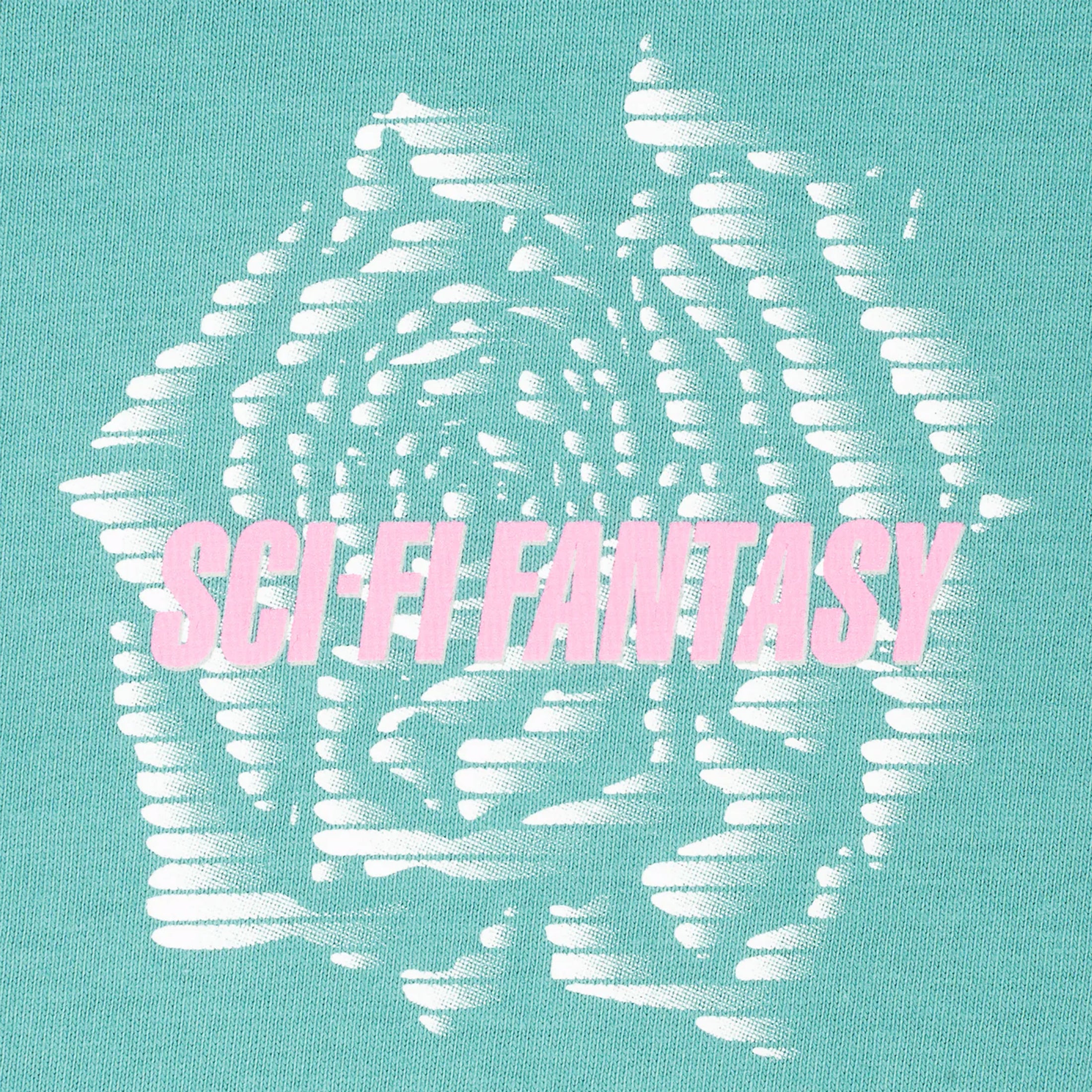 Sci-Fi Fantasy Rose T-Shirt Seafoam