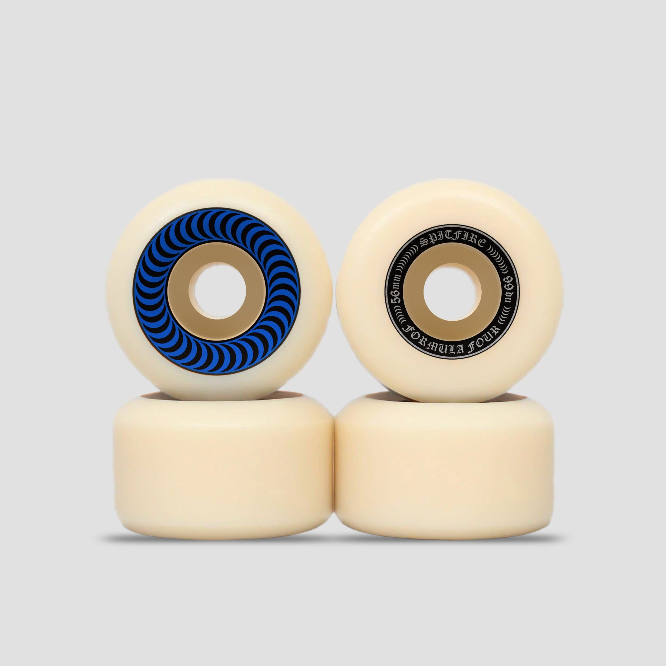 Spitfire 56mm 99DU Formula Four OG Classics Skateboard Wheels Natural