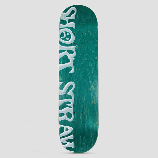 Short Straw 8.125 Fadeaway Logo Skateboard Deck Green