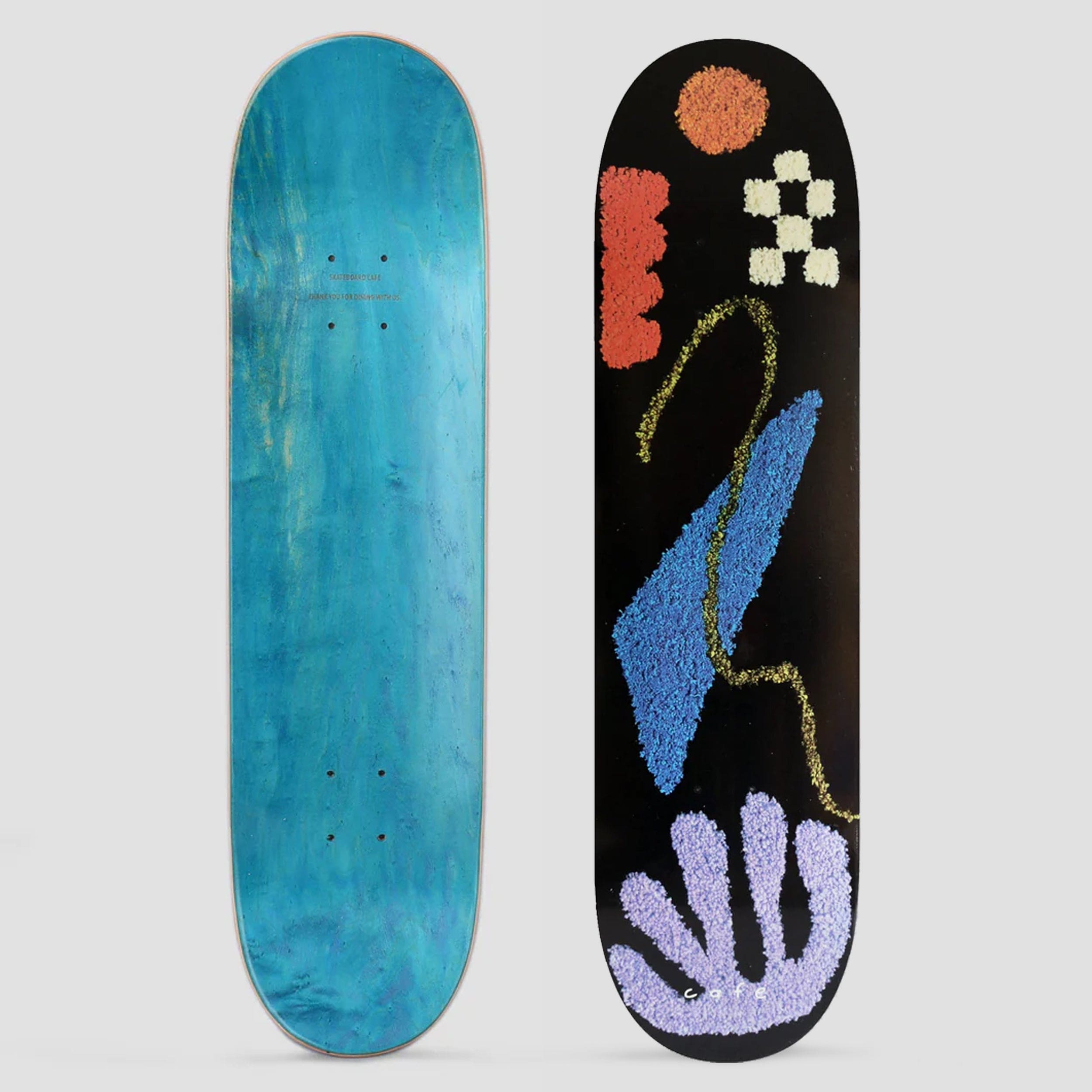 Skateboard Cafe 8.25 April Skateboard Deck Black – Slam City Skates