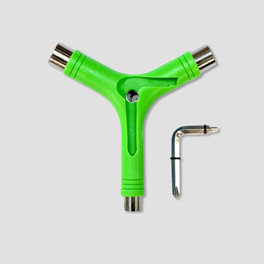 Slam City Skates Y-Tool with Rethreader Green