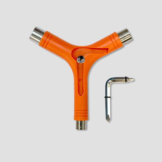 Slam City Skates Y-Tool with Rethreader Orange