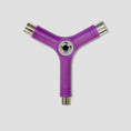 Load image into Gallery viewer, Slam City Skates Y-Tool with Rethreader Purple
