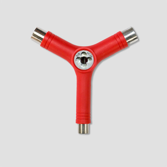 Slam City Skates Y-Tool with Rethreader Red