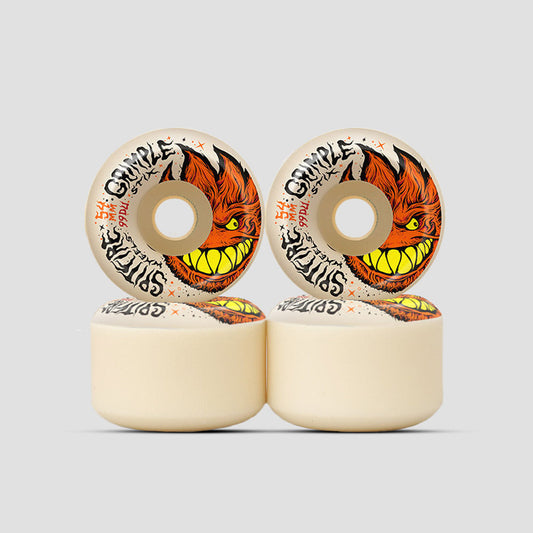 Spitfire X Grimple 54mm Formula Four Grimplehead Lock In Full 99DU Wheels Natural