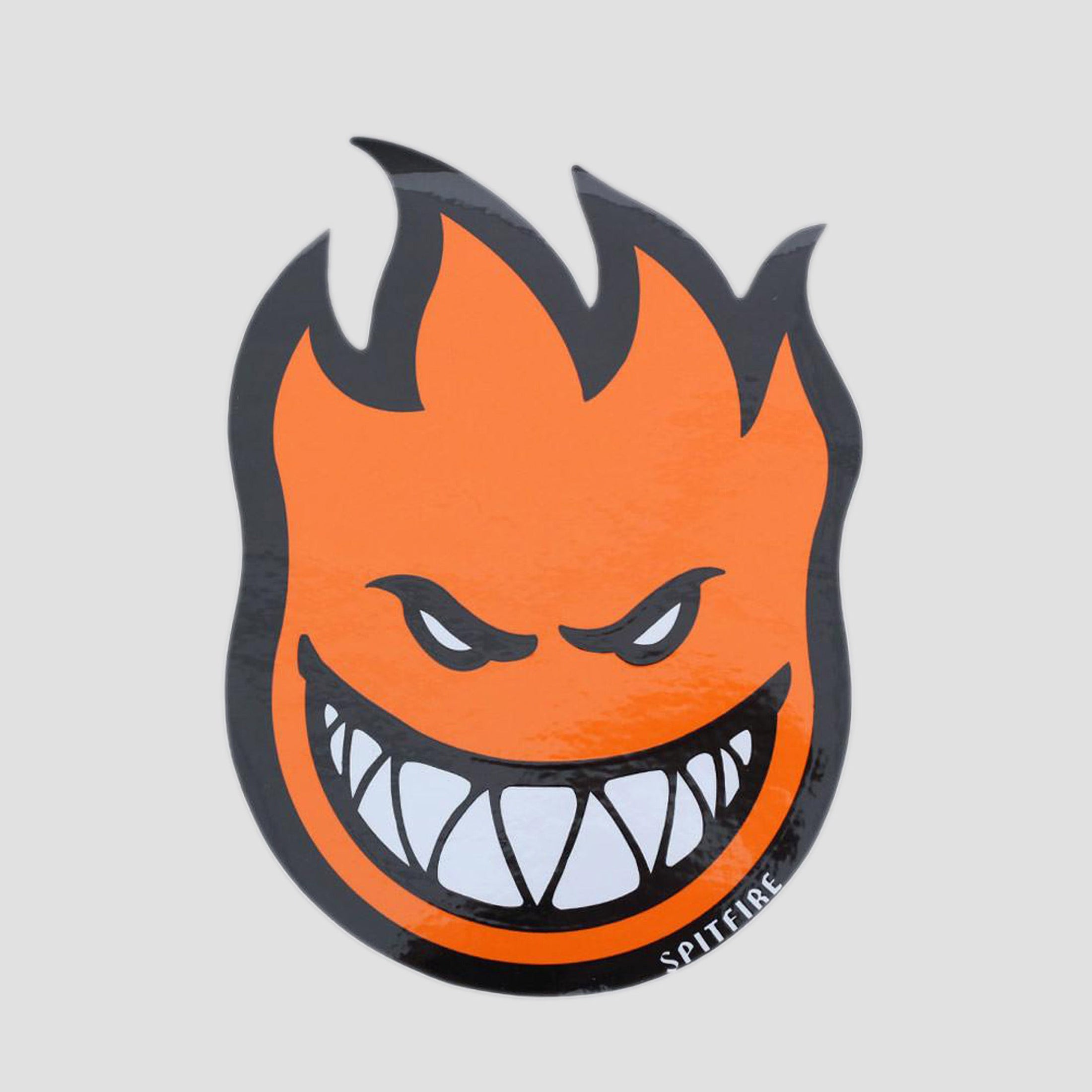 Spitfire Fireball Sticker Large Orange