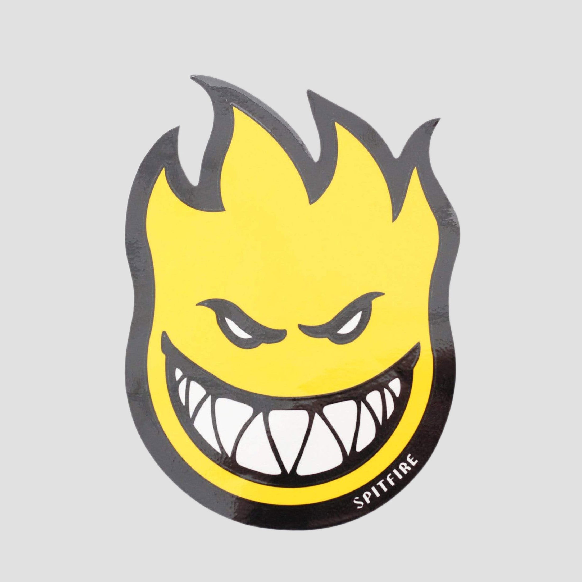 Spitfire Fireball Sticker Large Yellow