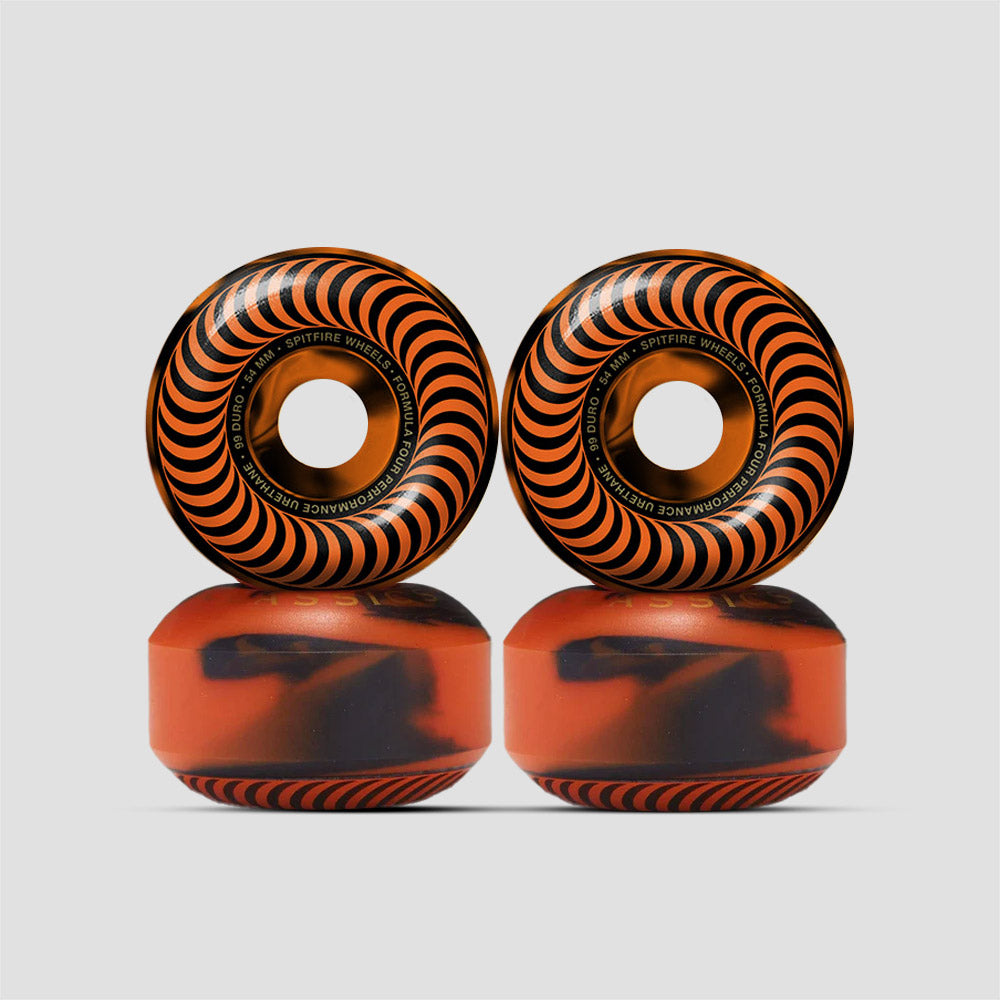 Spitfire 54mm 99DU Formula Four Classic Wheels Black / Orange