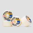 Load image into Gallery viewer, Spitfire x Welcome Madrid 54mm F4 99 Conical Skateboard Wheels Natural
