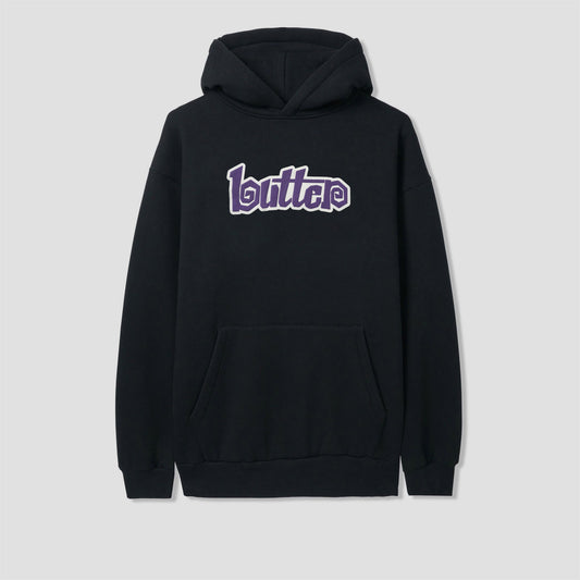 Butter Goods Swirl Pullover Hood Black