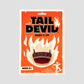 Load image into Gallery viewer, Tail Devil Skateboard Spark Plate Red
