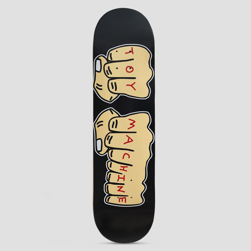 Toy Machine 8.25 New Fists Skateboard Deck Black