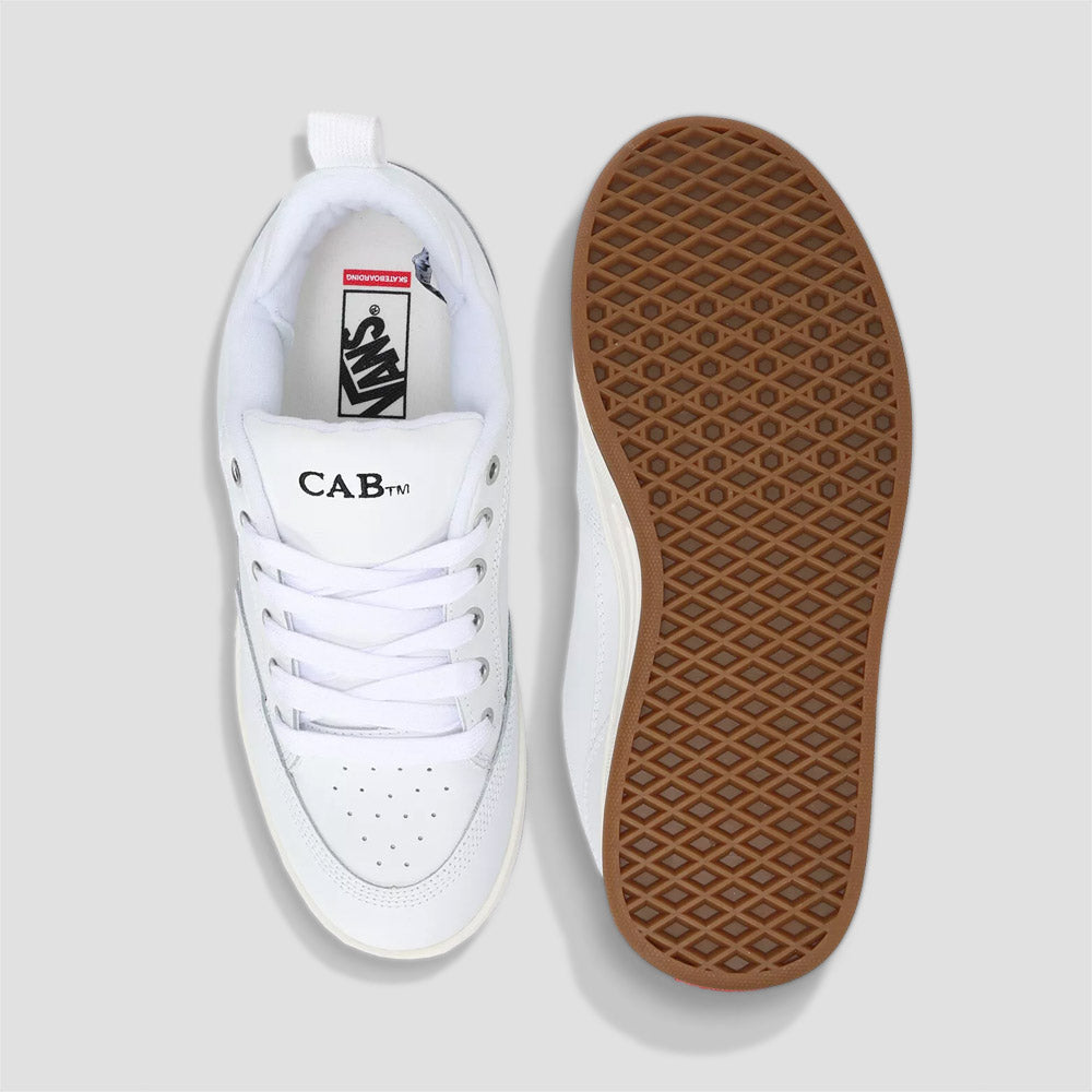 Vans Skate Cab 4 Skate Shoes White