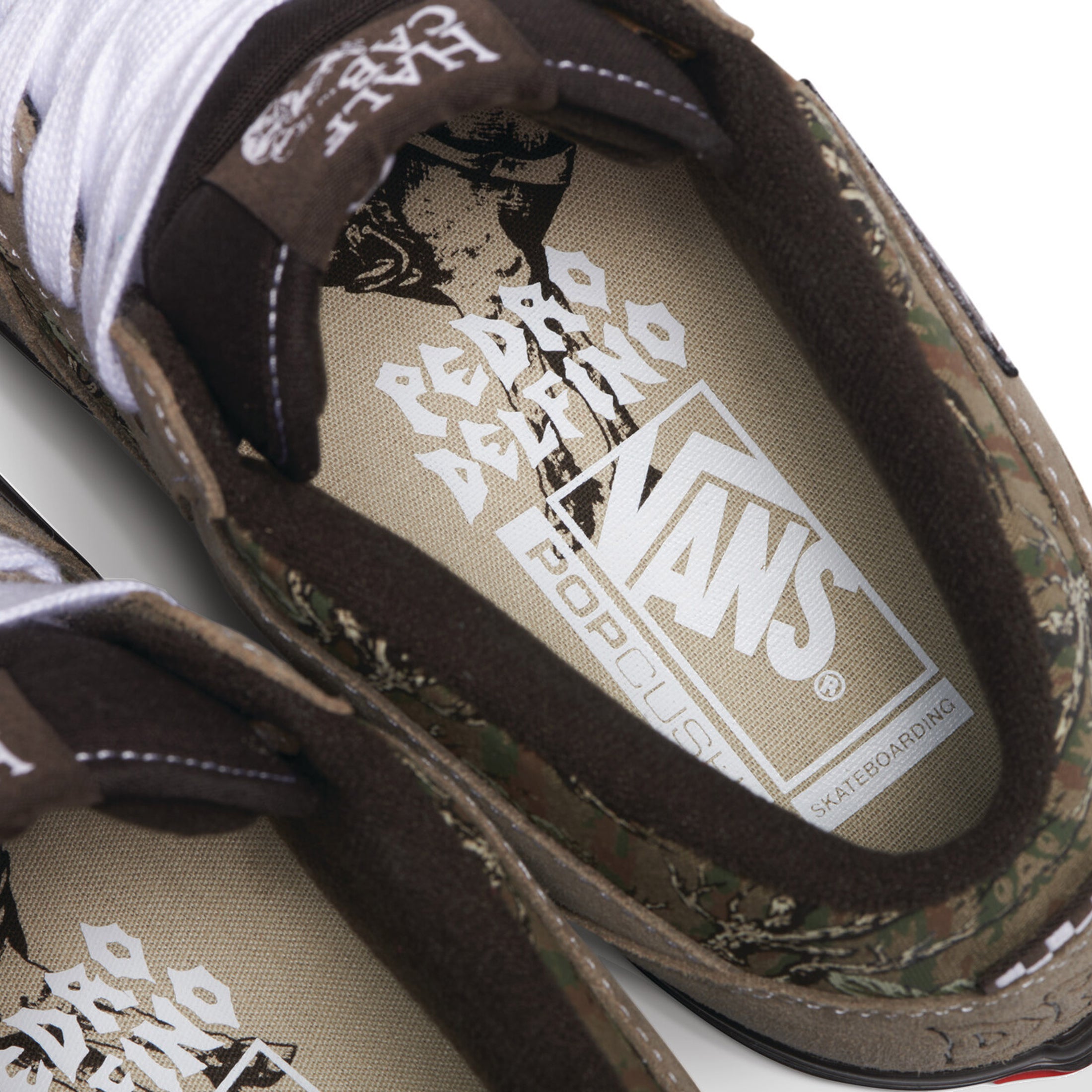 Vans Pedro Delfino Half Cab Skate Shoes Camo / Green