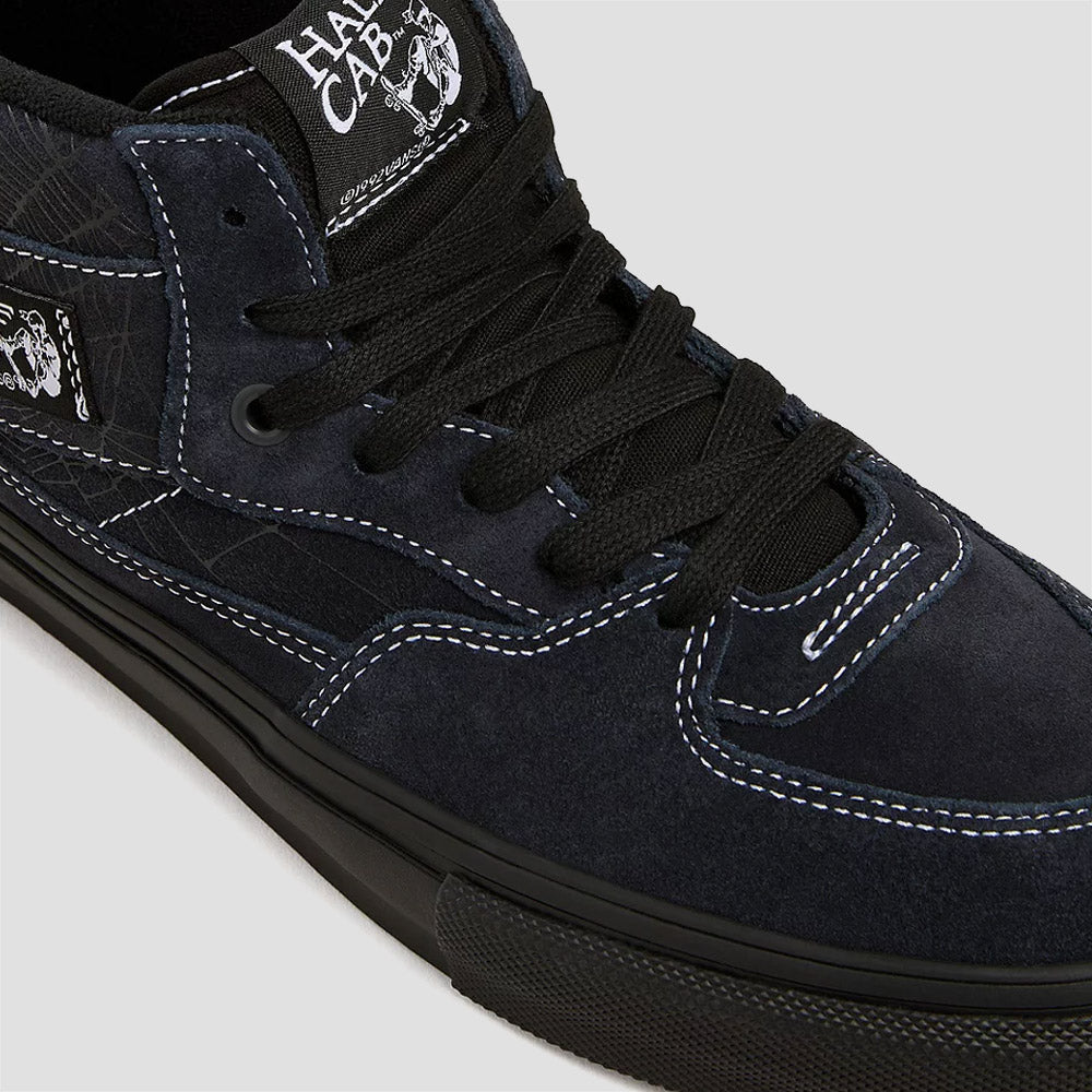 Vans Skate Half Cab Web Skate Shoes Dark Grey Black