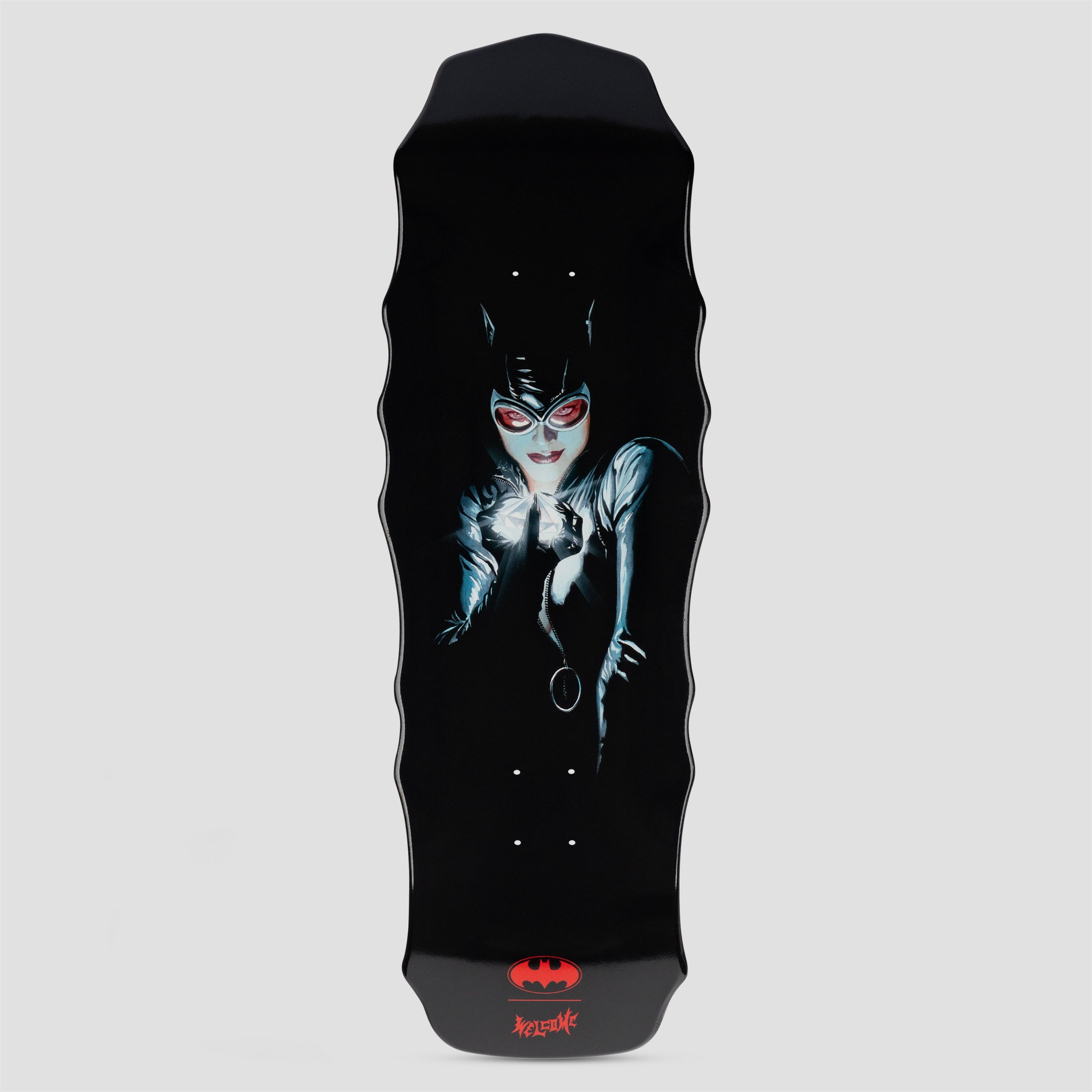 Welcome 10.0 Shadow Series Catwoman on Widow Skateboard Deck