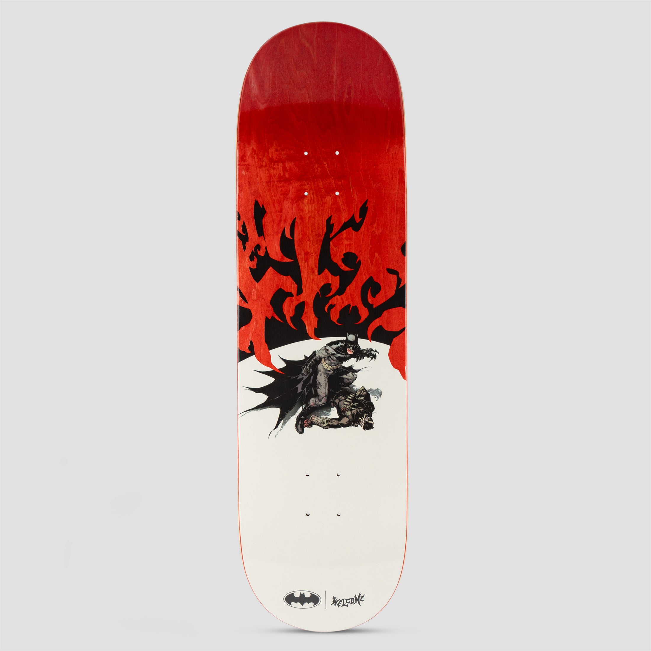 Welcome 9.0 Talons Red Stain on Popsicle Skateboard Deck