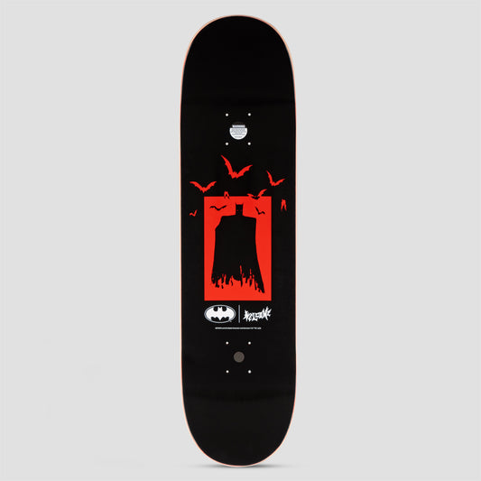 Welcome 8.5 Bat Flames Black on Popsicle Skateboard Deck