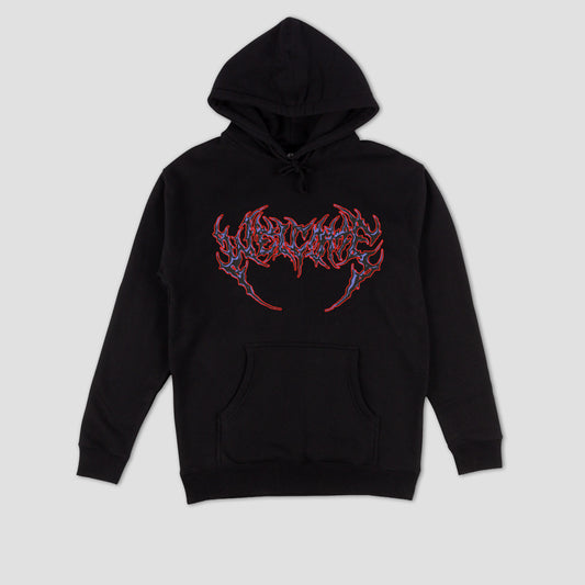 Welcome Fang Printed Hood Black