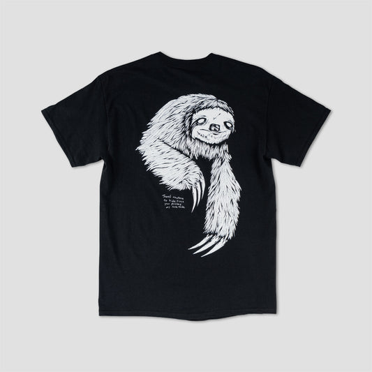 Welcome Sloth T-Shirt Black / White