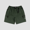 Load image into Gallery viewer, Welcome Summit Enzyme Washed Nylon Ripstop Cargo Short Ivy
