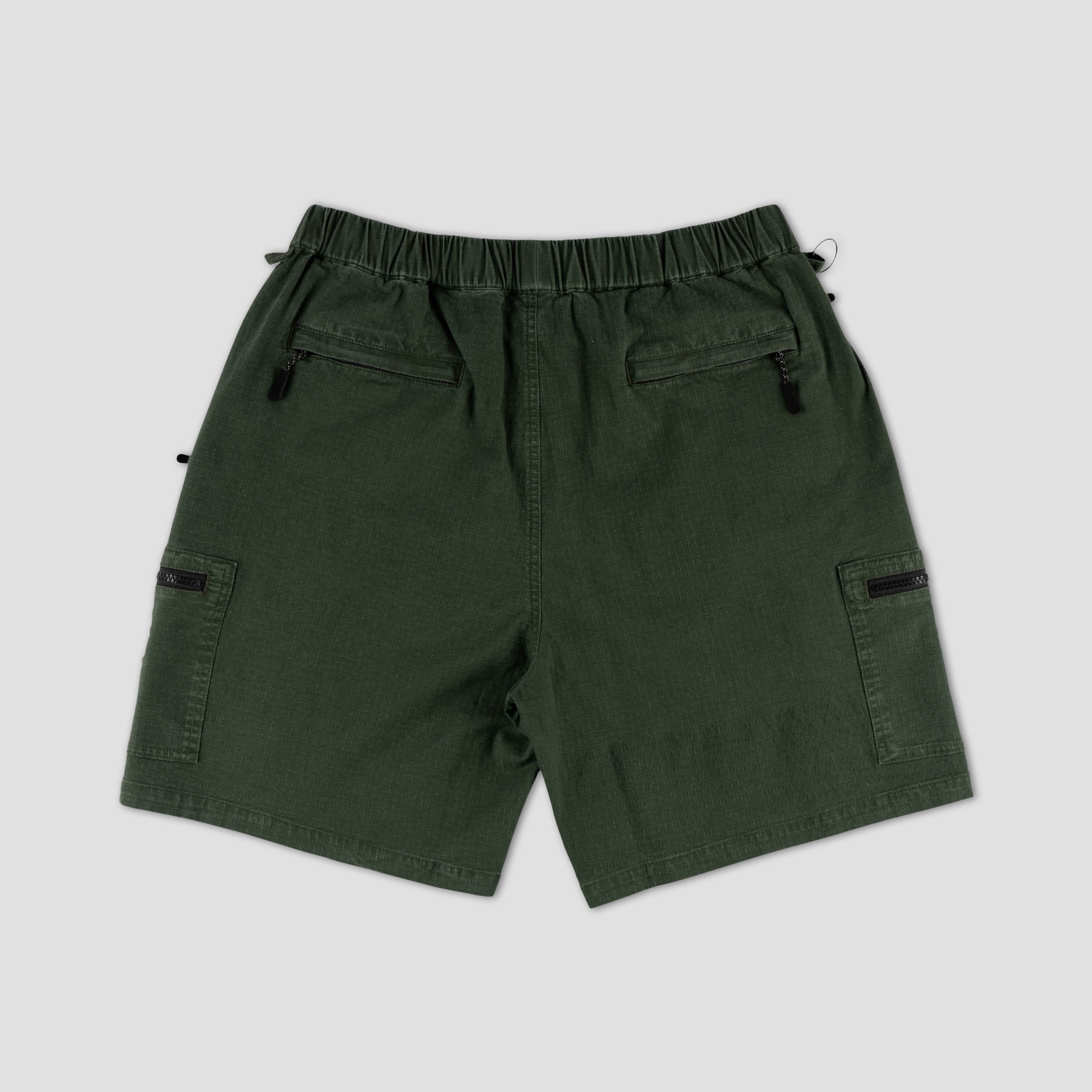 Welcome Summit Enzyme Washed Nylon Ripstop Cargo Short Ivy