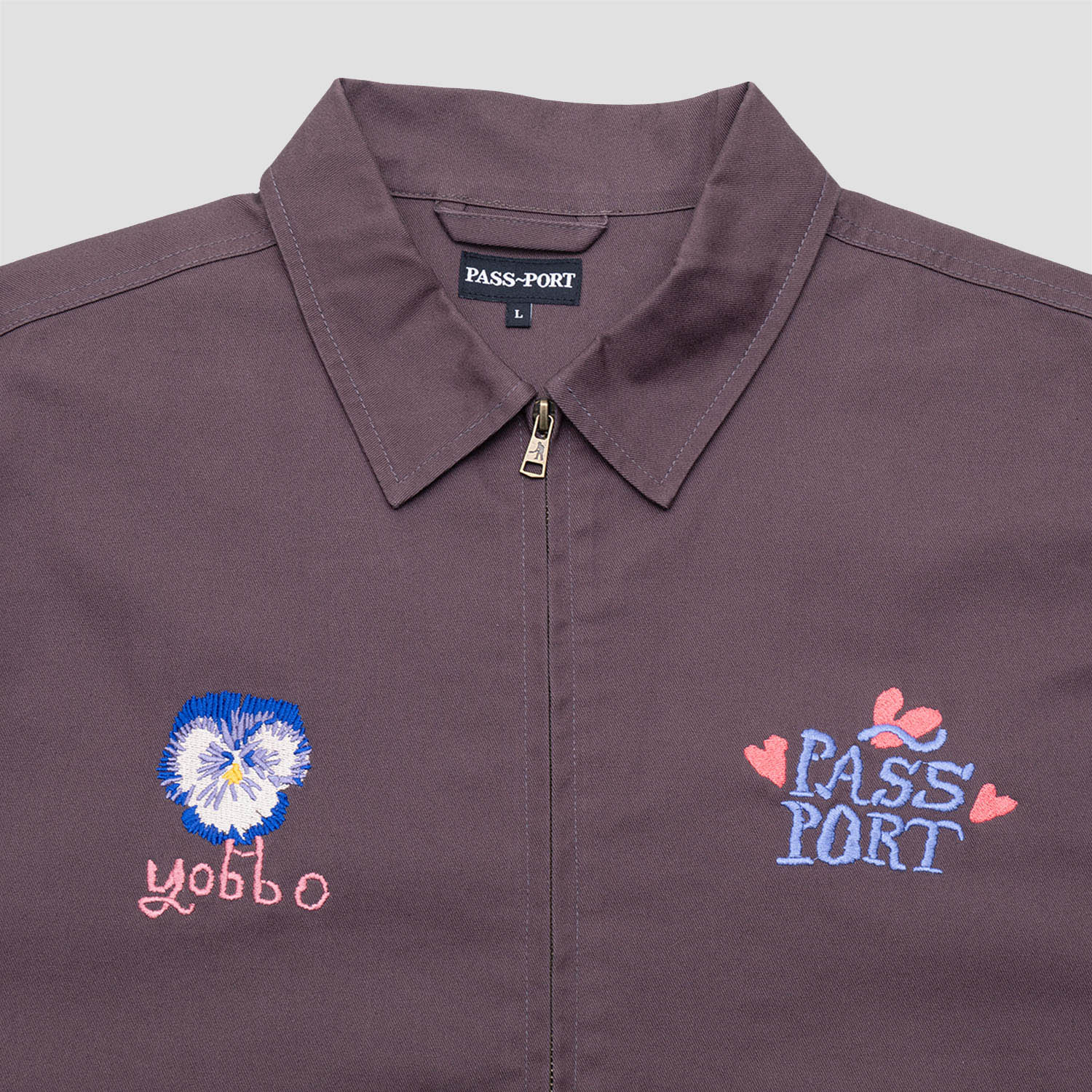 PassPort Yobbo Workers Jacket Eggplant