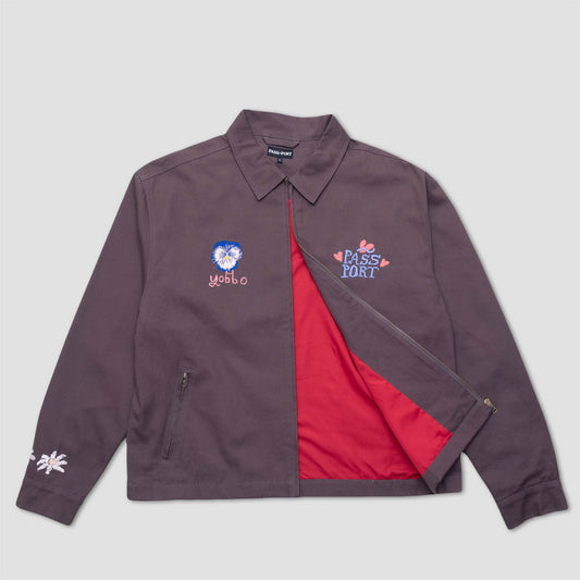 PassPort Yobbo Workers Jacket Eggplant