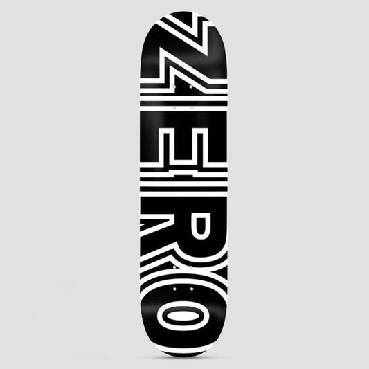 Zero 8.375 Bold Skateboard Deck Black / White