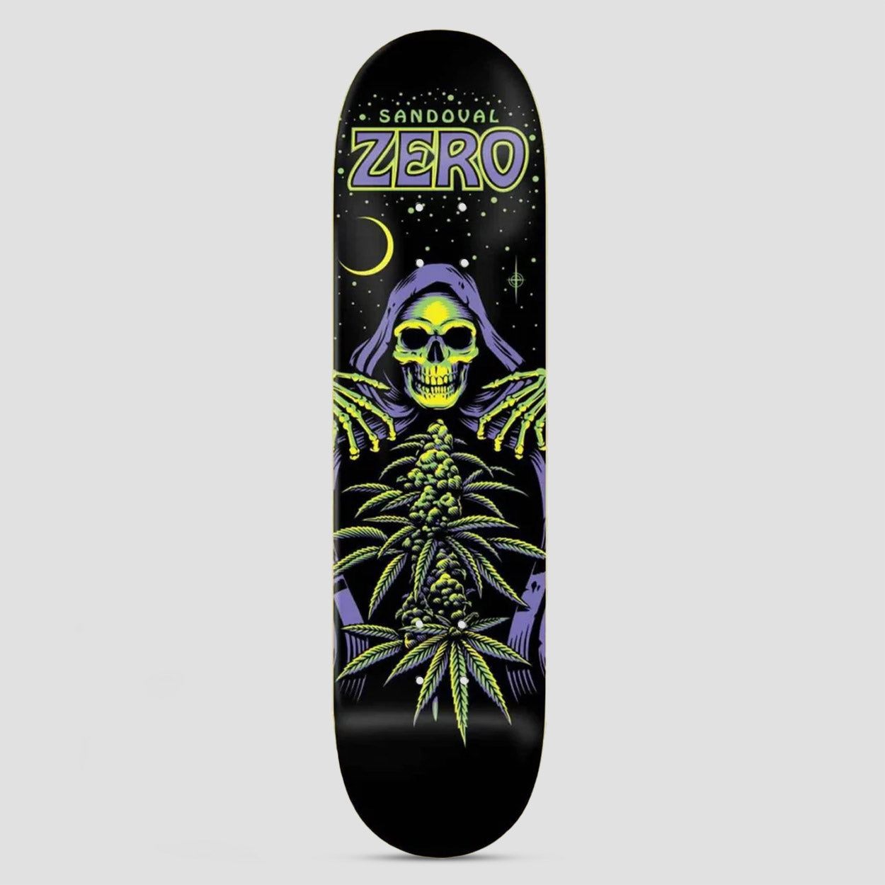 Zero 8.5 Sandoval Grimm Reefer Skateboard Deck Black