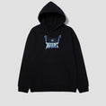 Load image into Gallery viewer, HUF Zine P/O Hood Black
