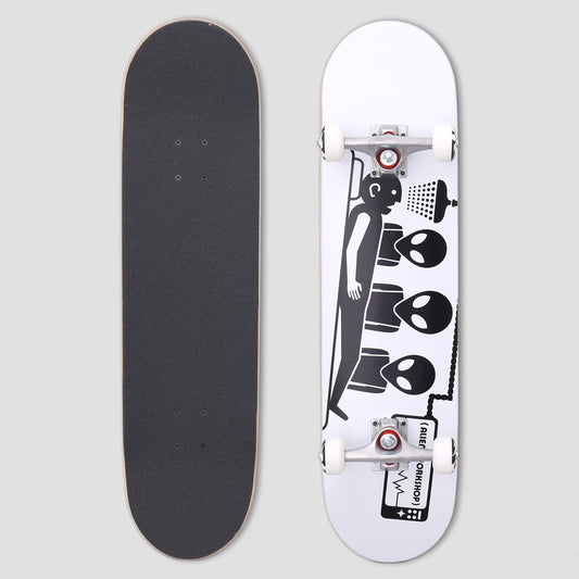 Alien Workshop 7.75 Abduction Complete Skateboard White