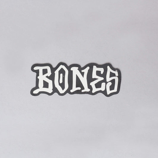 Bones Wheels Sticker Silver