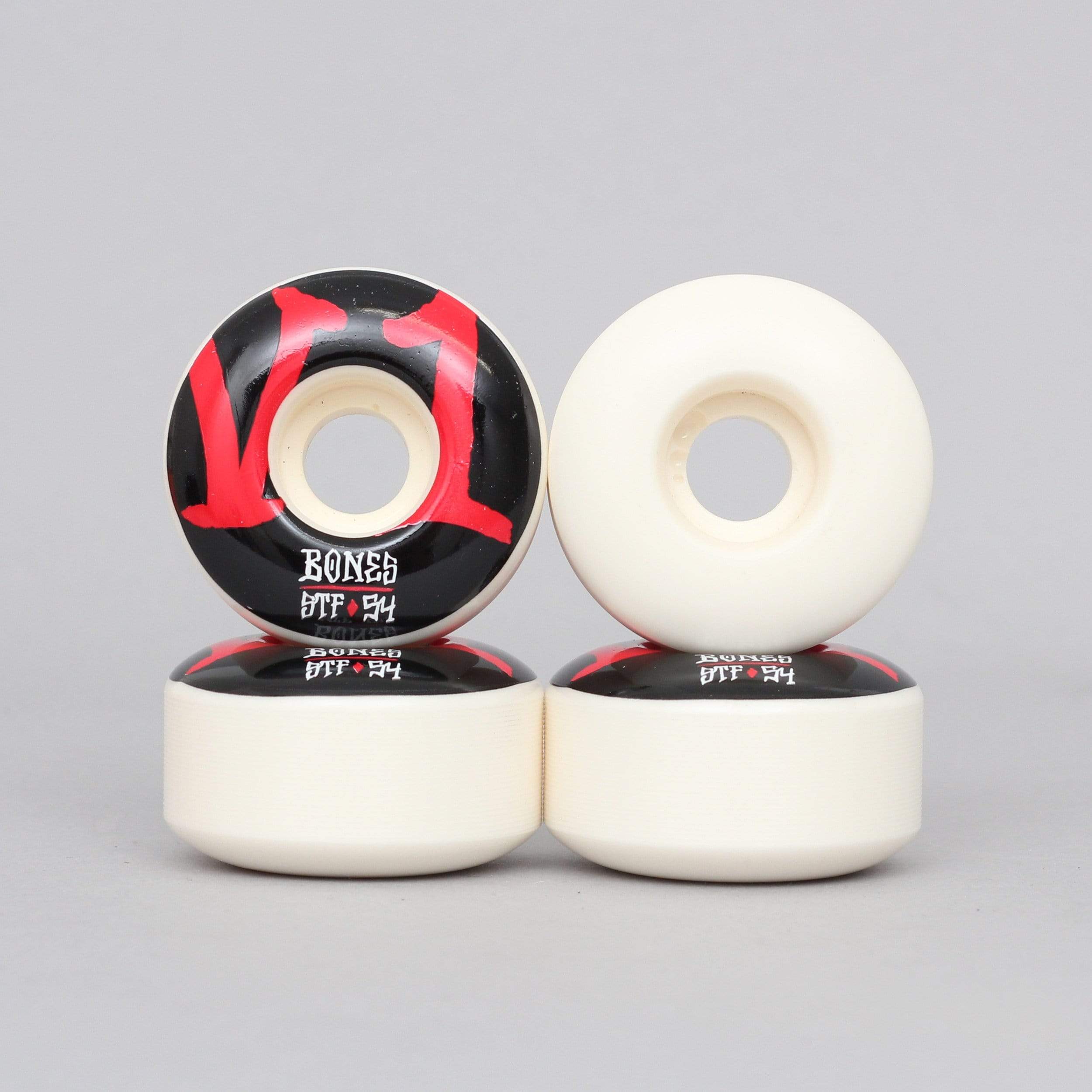 Bones 54mm 103A Annuals STF V1 Skateboard Wheels White