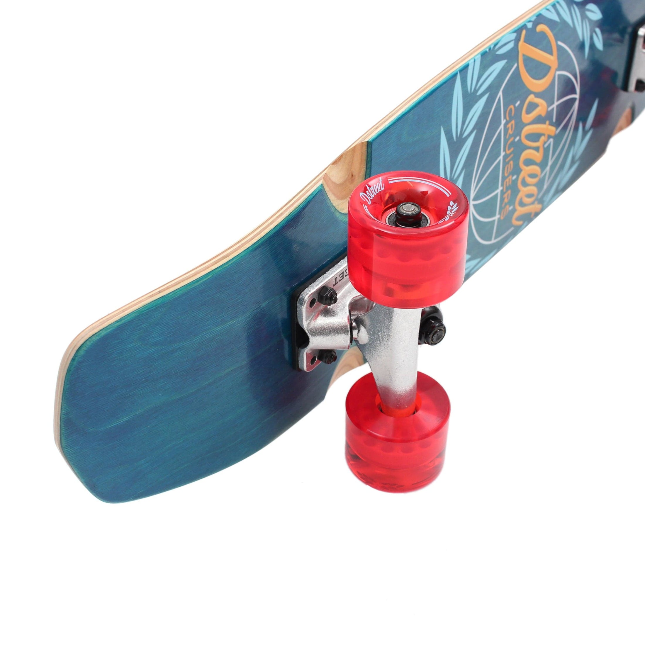 D Street 28 Atlas Complete Skateboard Cruiser Blue